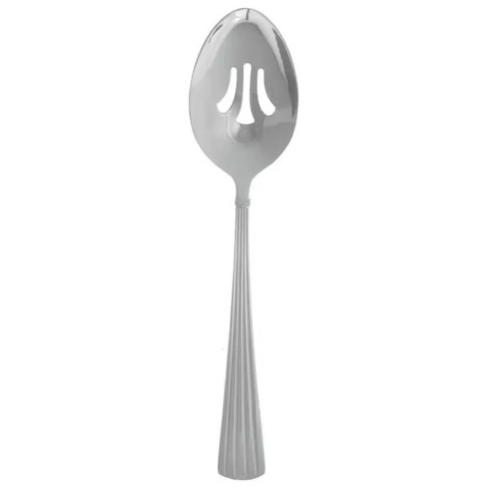 Reed & Barton Pierced Tablespoon serving spoon TRINITY HALL 18/10 stainless 8.5